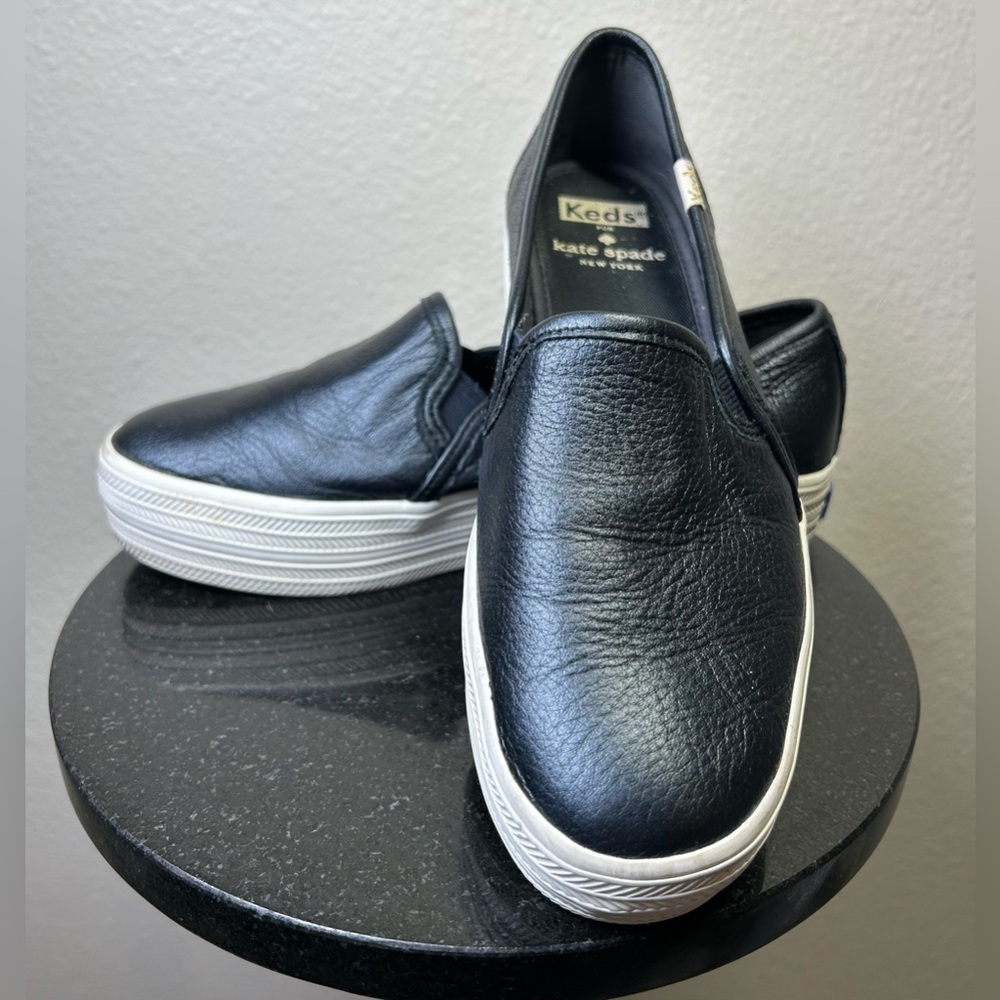 Keds x Kate Spade New York Triple Decker Sneakers -  Navy Blue, Size 5.5